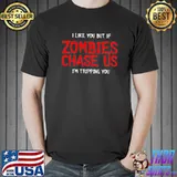 Reality glitch mens I like you zombie chase shirt