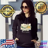 Retro hiking outdoors hike camping shirt