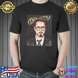 Robert Downey Jr Marvel Ironman Design Unisex T-Shirt
