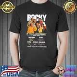 Rocky 35 Year Anniversary 1976 2022 Thank You For The Memories Shirt