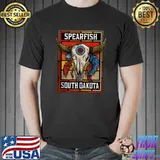 Spearfish South Dakota Native American Bison Skull T-shirt