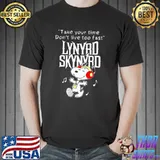 Take Your Time Don't Live Too Fast Lynyrd Skunyrd Snoopy Shirt
