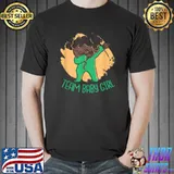 Team Baby Girl Cute African American New Daughter Parents T-Shirt
