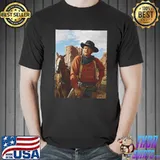 The Searchers western movies john wayne horse shirt