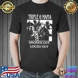 Three six mafia retro graphic shirt