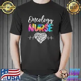 Tie Dye Stethoscope Oncology Nurse Day Nursing Scrub Life T-Shirt