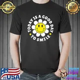 Today is a good day to smile yellow smiley face shirt