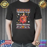 Training to go saiyan christmas dragon ball shirt