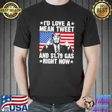 Trump gas prices mean tweets design shirt