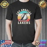 Vintage style los angeles Lakers basketball shirt