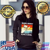 Wanna smoke alpaca bowl weed 420 shirt