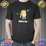 Womens Shiba Inu Dog Enjoying The Breeze Pixel Art Shirt