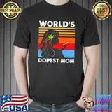 World's Dopest Mom Weed Vintage Shirt