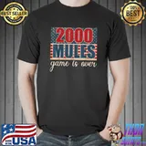 2000 Mules Game Is Over Fair Elections - Vintage 2000 Mules T-Shirt Unisex