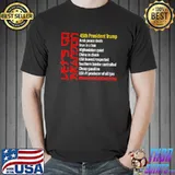45th president trump arab peace deals iran democrats ruin everything shirt