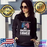 All American Gamer Shirts Patriotic Video Games July Fourth T-Shirt