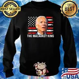Anti Joe Biden The Malarkey King Pro Trump Ultra Maga King T-Shirt Sweater