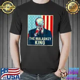 Anti Joe Biden The Malarkey King Pro Trump Ultra Maga King T-Shirt