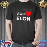 Aoc loves elon alexandria ocasio cortez shirt