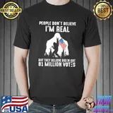 Bigfoot People Don’t Believe I’m Real American Flag Shirt