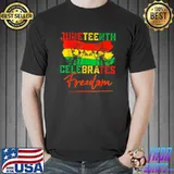 Black Women Messy Bun Juneteenth Celebrate Indepedence Day T-Shirt Unisex