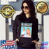 Blue vintage style margot robbie shirt