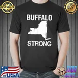 Buffalo Strong Vintage Buffalo Fans Plaid T-Shirt Unisex