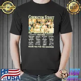 Coronation street 62th anniversary 1960 2022 thank you for the memories shirt
