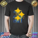 Dripping hypocycloids gold Pittsburgh Steelers shirt