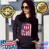 Funny 4th Of July American Flag Patriotic Fourth Of July USA T-Shirt