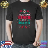 Happy Cinco de Mayo May 5th Colorful Mexican Themed Party T-Shirt