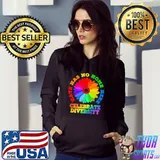 Hate has no home here celebrate diversity flower Hoodie