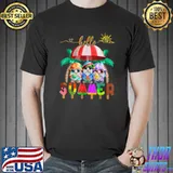 Hello Summer Gnome Funny Beach Summer Vacation T-Shirt