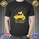 I got a peaceful easy feeling snoopy flowers shirt