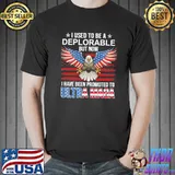 I Have Been Promoted To Ultra Maga Deplorable America Flag Shirt