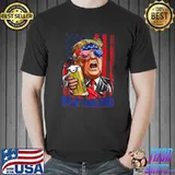I Stand WIth Great Maga King Pro Trump America Flag T-Shirt Unisex