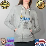 Libertarian party Mises Caucus ask me about ludwig von mises T-Shirt Full Zip Hooded