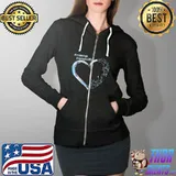 Massage Therapistlife Heart Shirt Full Zip Hooded