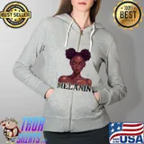 MElanin Girl Shirt Full Zip Hooded