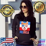 Merica Akita inu Dog Patriotic USA 4th of July American Flag Shirt