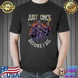 Minnesota Vikings Fans - Just Once Before I Die Grim Reaper T-Shirt
