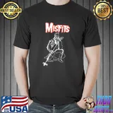 Misfits with singing skeleton graphic shirt
