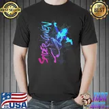 Neon gradient web Marvel spidergwen shirt