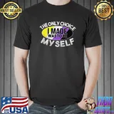 Non-Binary Only Choice Be Myself LGBT Enby Nonbinary Flag Premium T-Shirt