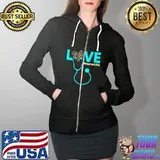 Nurse Life RN LPN CNA Healthcare Leopard Nurse Week 2022 T-Shirt Full Zip Hooded