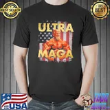 Official Ultra Maga Donald Trump American Flag Shirt
