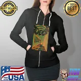 Old retro style the doors band Full Zip Hooded
