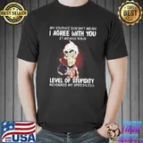 Original My Silence Doesn't MEan I Agree With You It Means Your Shirt