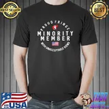 Proud fringe minority member with unacceotable views ameica flag shirt