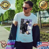 Purple background jujutsu kaisen megumI fushiguro shirt